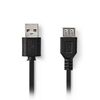 Καλώδιο προέκτασης NEDIS USB 2.0 A αρσενικό σε USB A θηλυκό 2M