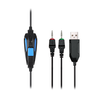 Gaming ακουστικά SADES ELEMENT SA-702-BL LED μπλε
