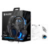 Gaming ακουστικά SADES ELEMENT SA-702-BL LED μπλε