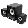 Ηχεία POWERTECH Essential sound 2.1 5W + 2x 3W 3.5mm μαύρα