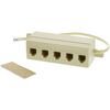 Τηλεφωνικό splitter VALUELINE 1 RJ11 αρσενικό σε 5 RJ11 θηλυκά 0,20Μ