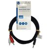 Καλώδιο ήχου NEDIS 3,5mm αρσενικό STEREO σε  2x RCA αρσενικό 2M