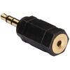 Αντάπτορας Stereo 3.5mm αρσενικό σε 2.5mm θηλυκό με επίχρυσες επαφές