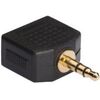 Splitter Stereo 3.5mm αρσενικό σε 2x3.5mm θηλυκό με επίχρυσες επαφές
