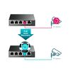 Switch TP-LINK TL-SG105PE V2 5-PORT Gigabit easy smart with 4-Port POE+