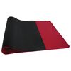 Δερμάτινο mousepad διπλής όψης NOD STATUS XL μαύρο με κόκκινο