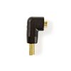 Αντάπτορας HDMI ΑΡΣΕΝΙΚΟ σε HDMI θηλυκό υπό γωνία 90°