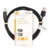 Καλώδιο NEDIS USB 2.0 Α αρσενικό σε USB B αρσενικό 2Μ