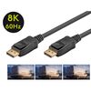 Καλώδιο DISPLAYPORT σε DISPLAYPORT GOOBAY 8K 60HZ 1M μαύρο