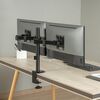 Βάση γραφείου BRATECK LDT66-C024 για 2 οθόνες 17''-32'' έως 9KG