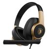 Gaming ακουστικά SADES Upower SA-703-BK 40MM  μαύρο- χρυσό