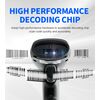 Ενσύρματο και ασύρματο barcode scanner GTCODESTAR X-9701B 1D, 2D με bluetooth 2000MAH μαύρο