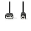 Καλώδιο NEDIS USB 2.0 A αρσενικό σε USB B αρσενικό  5Μ