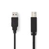 Καλώδιο NEDIS USB 2.0 A αρσενικό σε USB B αρσενικό  5Μ