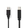 Καλώδιο NEDIS USB 2.0 A αρσενικό σε USB B αρσενικό  0.5Μ