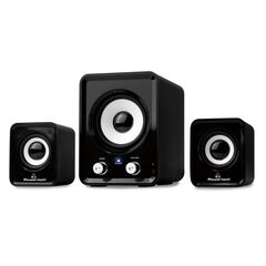 Ηχεία POWERTECH Essential sound 2.1 5W + 2x 3W 3.5mm μαύρα