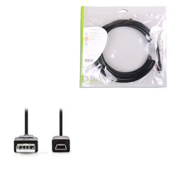 Καλώδιο USB A αρσενικό σε Mini USB 5-pin αρσενικό 5Μ