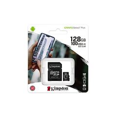 Κάρτα μνήμης KINGSTON MICROSDXC Canvas Select Plus 128GB A1 C10 + Adapter