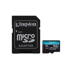 Κάρτα Μνήμης microSDXC Kingston CANVAS GO! Plus 256GB A2 U3 V30 + Adapter