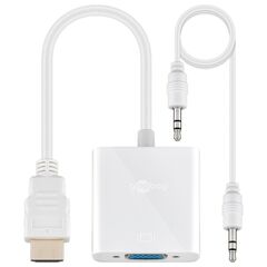 Μετατροπέας GOOBAY HDMI σε VGA με 3,5MM jack για ήχο