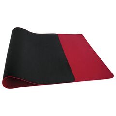 Δερμάτινο mousepad διπλής όψης NOD STATUS XL μαύρο με κόκκινο