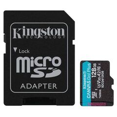 Κάρτα μνήμης KINGSTON GO Plus SDCG4/128GB Class 10 UHS-I U3 V30 A2