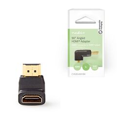 Αντάπτορας HDMI ΑΡΣΕΝΙΚΟ σε HDMI θηλυκό υπό γωνία 90°