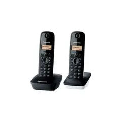 Ασύρματο ψηφιακό τηλέφωνο PANASONIC KX-TG1612 μαύρο/λευκό duo