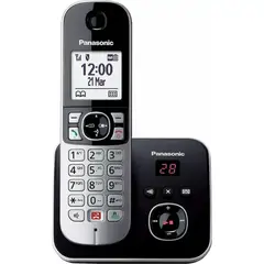 Ασύρματο τηλέφωνο PANASONIC KX-TG6861GRB μαύρο