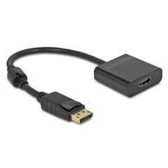 Αντάπτορας DELOCK DISPLAYPORT σε HDMI 4K/30HZ active μαύρος