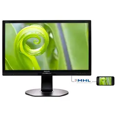 Οθόνη PHILIPS 241P6EPJEB 23.8'' VGA DVI HDMI DISPLAYPORT με ενσωματωμένα ηχεία