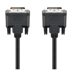 Καλώδιο GOOBAY DVI-D 24+1 93573 30AWG Full HD μαύρο