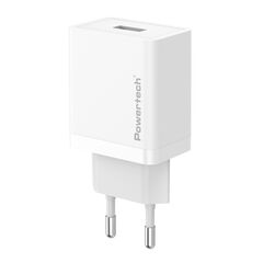Φορτιστής τοίχου USB POWERTECH PT-1320 12W λευκός