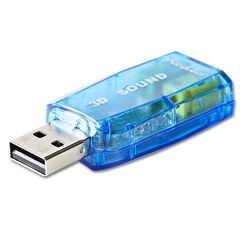 Εξωτερική κάρτα ήχου NEDIS USCR10051BU USB 2.0.