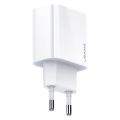 Φορτιστής  τοίχου USAMS US-CC118 USB TYPE C 20W 3A λευκός