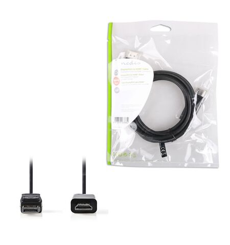 Καλώδιο εικόνας NEDIS DISPLAYPORT αρσενικό σε HDMI αρσενικό 2M