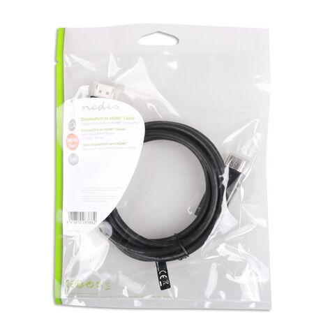 Καλώδιο εικόνας NEDIS DISPLAYPORT αρσενικό σε HDMI αρσενικό 2M