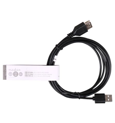 Καλώδιο προέκτασης NEDIS USB 2.0 A αρσενικό σε USB A θηλυκό 2M