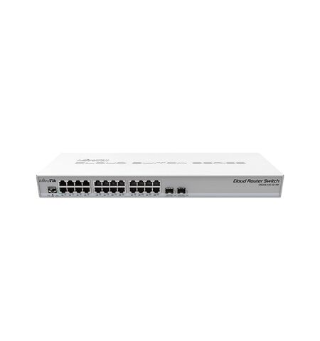 Switch MIKROTIK CRS326-24G-2S+RM 800MHz CPU, 24xGLAN, 2xSFP+, RouterOS L5