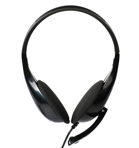 Ακουστικά POWERTECH με μικρόφωνο PT-734 105DB 40mm 3.5mm μαύρο