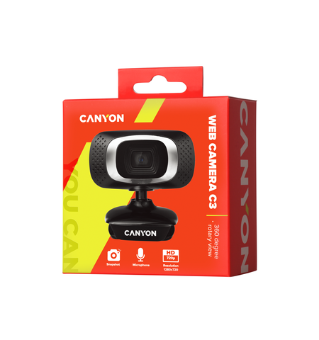 Web camera CANYON 720P HD CNE CWC3N