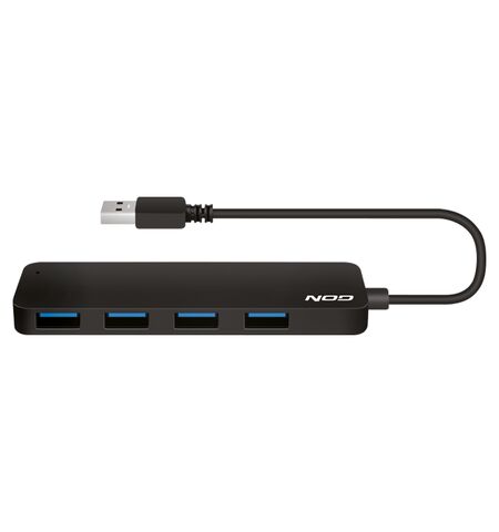 USB Hub NOD metal 4.3 αλουμινίου 4 θυρών  black