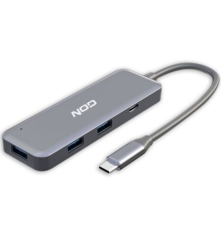 USB Hub NOD Hybrid metal chybrid αλουμινίου 4 θυρών USB 3.2 GEN 1X1 με TYPE-C