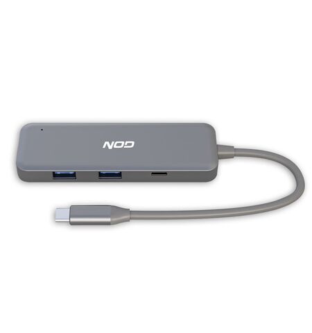 USB Hub NOD Hybrid metal chybrid αλουμινίου 4 θυρών USB 3.2 GEN 1X1 με TYPE-C