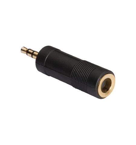 Αντάπτορας Stereo 3.5mm αρσενικό σε 6.35mm θηλυκό με επίχρυσες επαφές