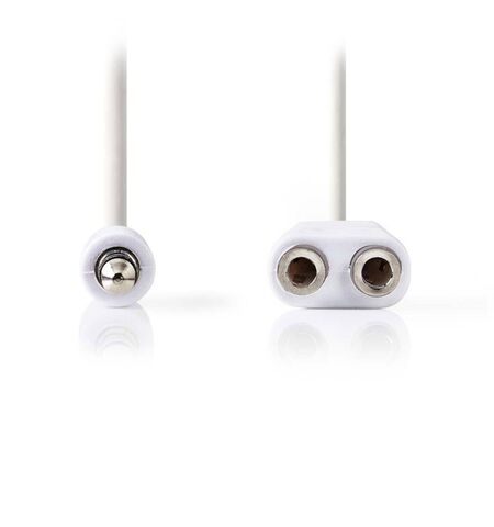 Splitter ακουστικών και ηχείων NEDIS 3.5MM ΣΕ ΑΣΠΡΟ ΧΡΩΜΑ