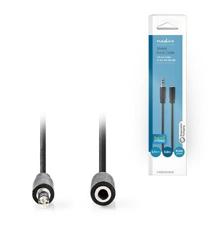 Καλώδιο προέκτασης ήχου NEDIS 3,5MM stereo αρσενικό σε 3,5MM stereo θηλυκό  5M