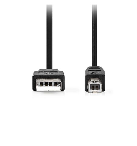 Καλώδιο NEDIS USB 2.0 A αρσενικό σε USB B αρσενικό 10W 480 MBPS 5M