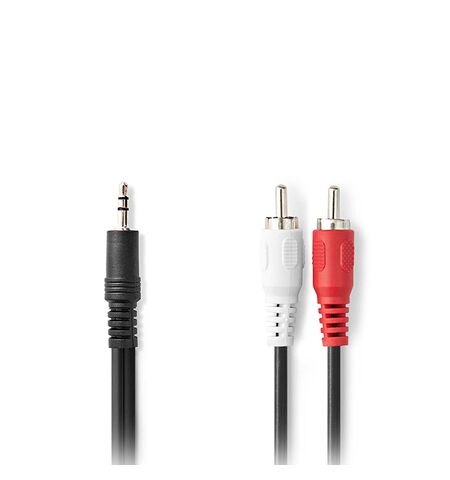 Καλώδιο ήχου NEDIS 3,5MM αρσενικό STEREO ΣΕ  2x RCA αρσενικό 3M