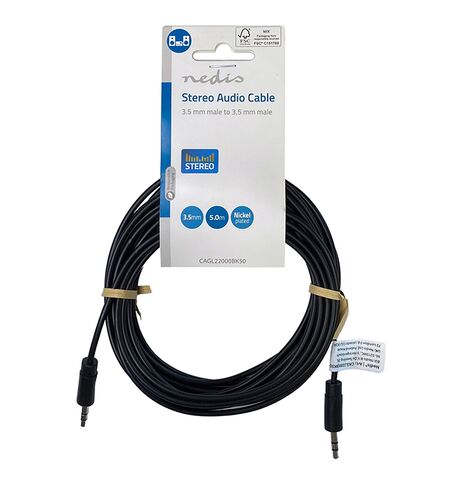Καλώδιο ήχου NEDIS 3,5MM αρσενικό STEREO σε 3,5MM αρσενικό STEREO 5M